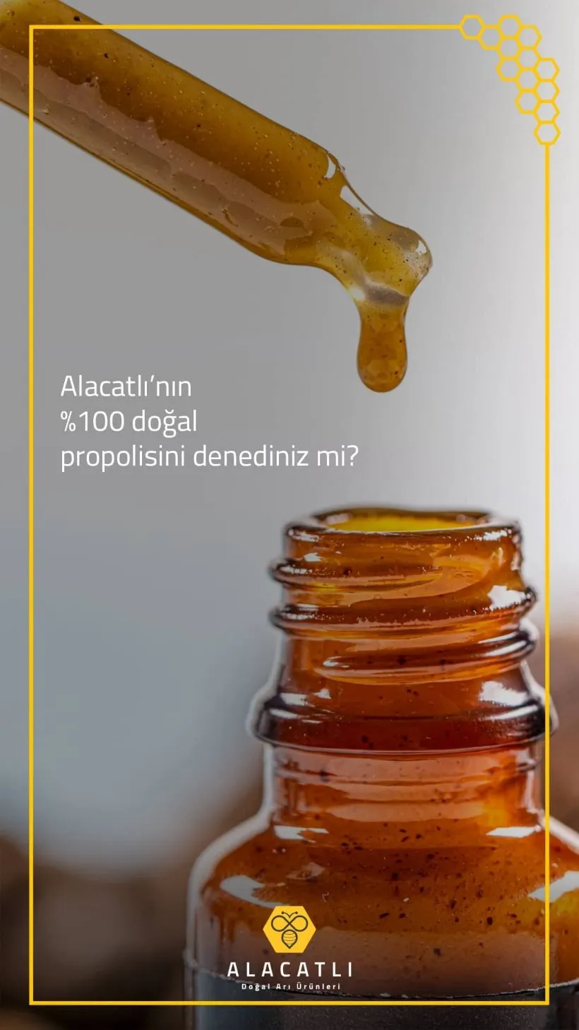 Propolis — Alacatlı doğal arı ürünleri, Refahiye / Erzincan